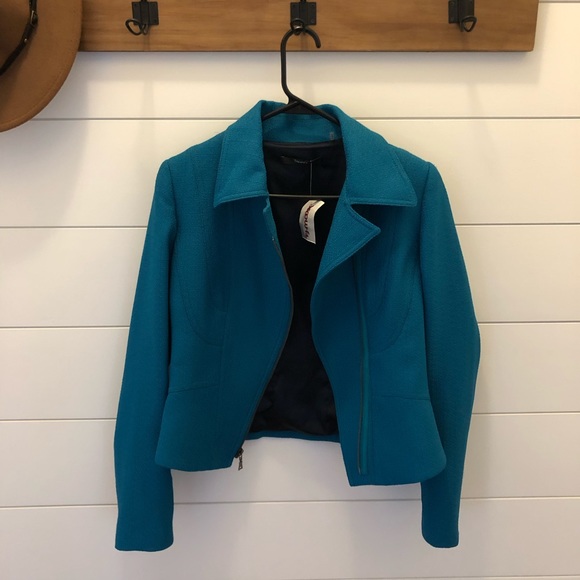 Tj Maxx Tahari Blue Blazer Jacket 